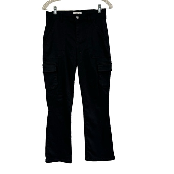 EVEREVE Larissa Cropped Cargo Pants Women's Size 25 Black #64843 Casual Stretch - Picture 2 of 13